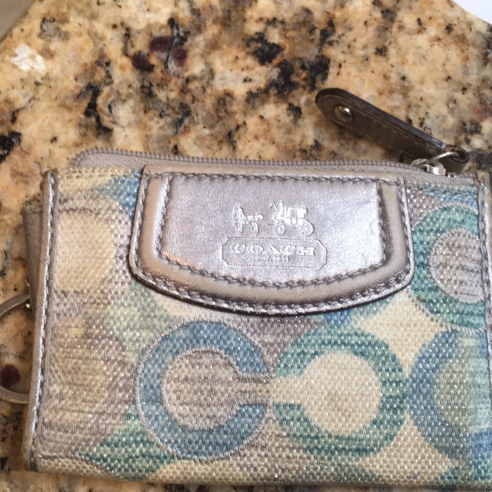 Coach wallet with key chain